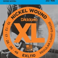 D'addario EXL110 regular light 10-46